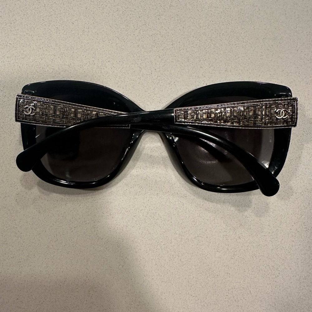 Black Chanel sunglasses